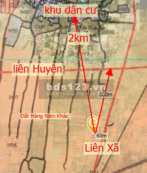 Cần tìm chủ mới cho lô đất siêu rẻ này tại xã Hồng Thái , Tỉnh Bình Thuận