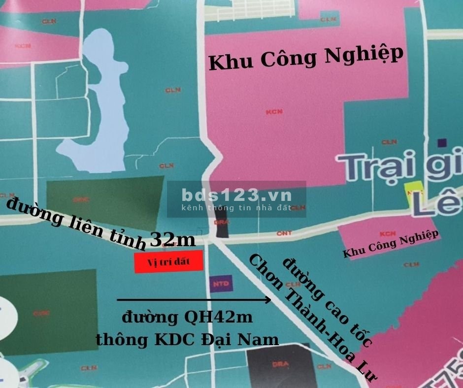 Đất nền liền kề nhiều khu công nghiệp lớn công chứng ngay