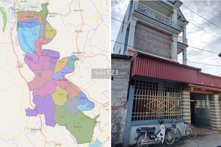 Mua bán nhà riêng Mỹ Đức thanh khoản tốt nhờ vị trí thuận lợi