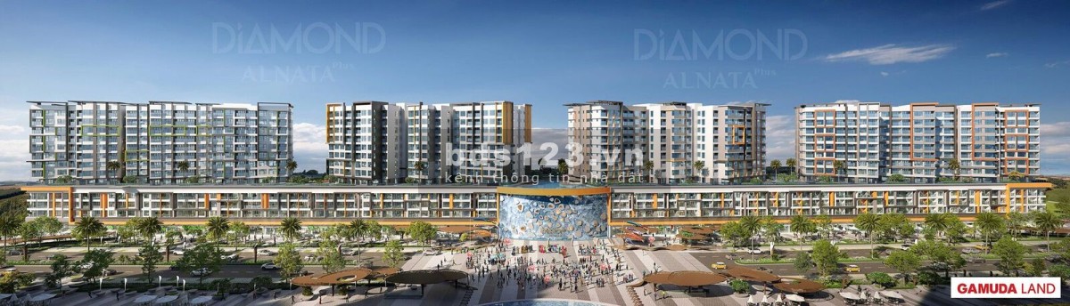 Bán giá tốt Sky Lined Villa phân khu Diamond Alnata Plus chỉ 15 tỷ 450 triệu, trả theo tiến độ