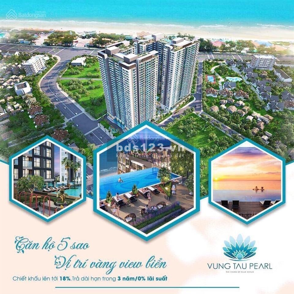 Căn Vũng Tàu Pearl 1PN view nội khu giá tốt không chênh.