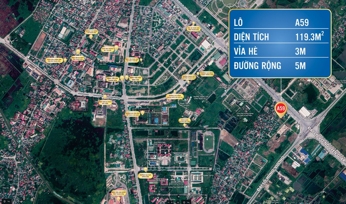 Bán cắt lỗ lô đất mặt bằng 1855, phường Quảng Thành, TP Thanh Hoá