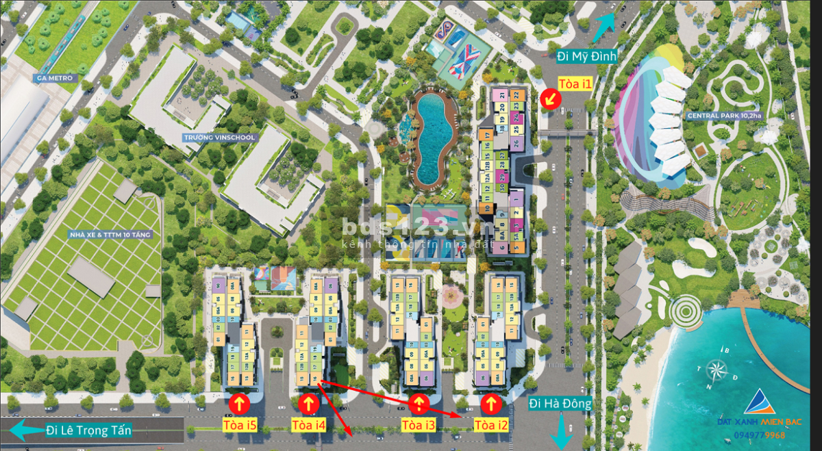 Cắt lỗ căn hộ 2PN+1+2WC (64m2) ban công Đông bắc, view hồ, 2.7 tỷ bao phí, nhà ở ngay