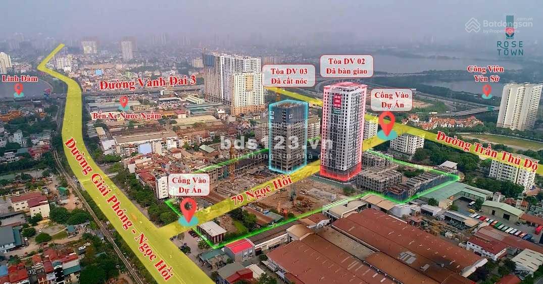 Dành cho khách hàng giữa lúc bão giá thị trường chung cư tại Hà Nội, dự án Rose Town