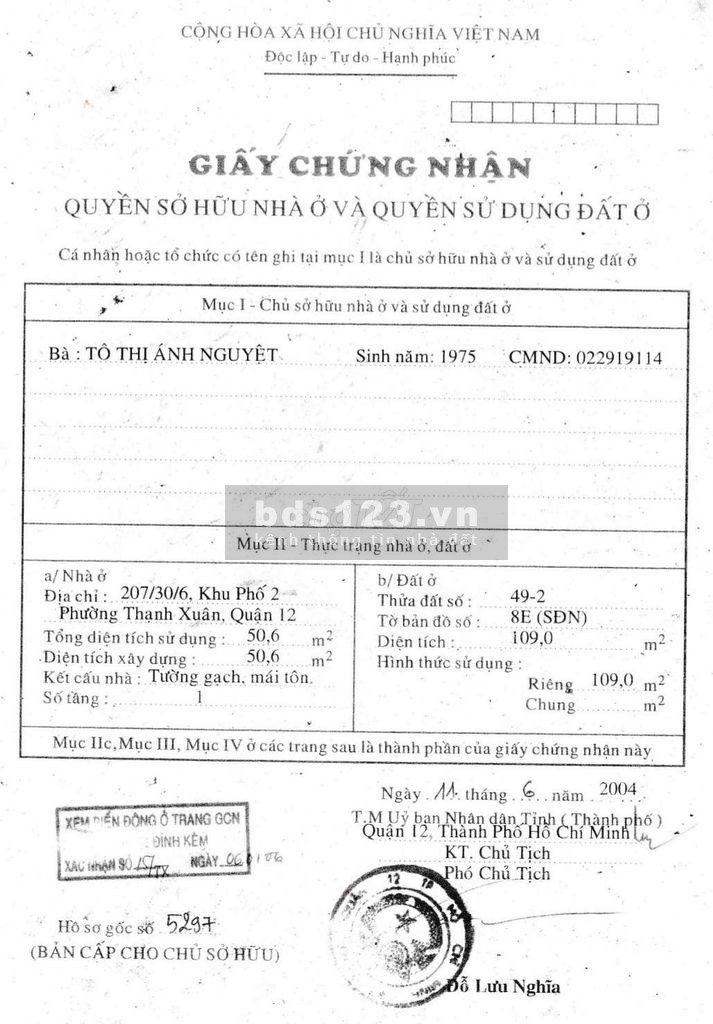 NHÀ ĐÚC MẶT TIỀN HXH THẠNH XUÂN 24 Q12 GIÁ RẺ 109 M2 5.99TỶ