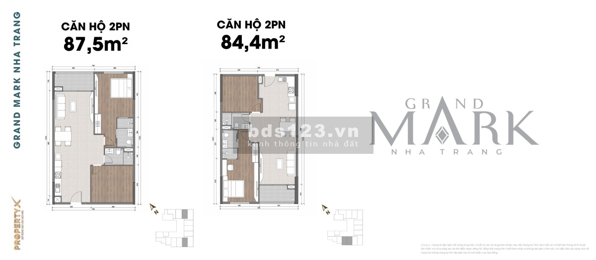 Căn hộ cao cấp Grand Mark Nha Trang chỉ từ 2 tỷ/căn, tt 30% đến khi nhận nhà, bàn giao full nội thất