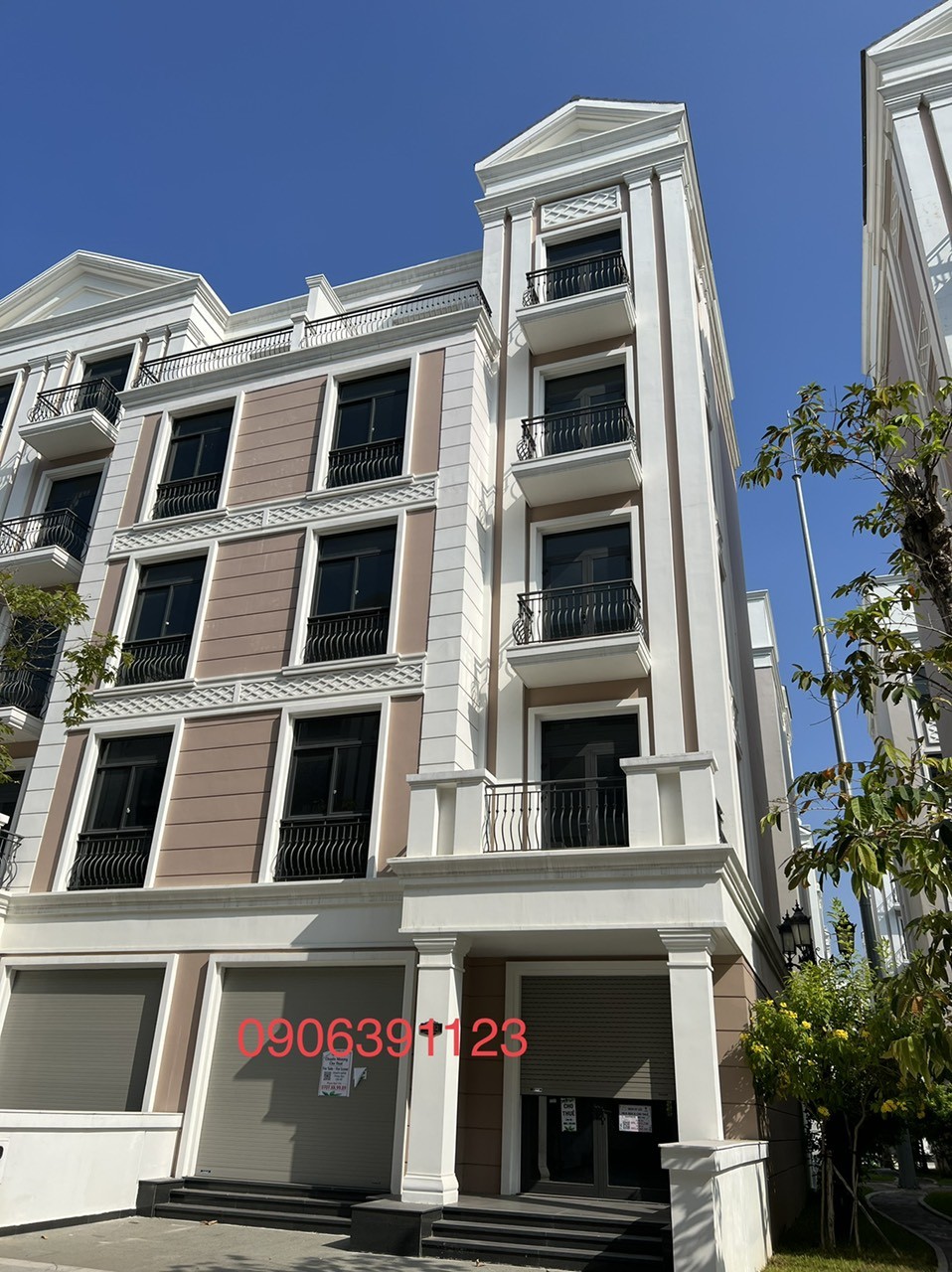 Cho thuê biệt thự Song lập 1 trệt 4 lầu, 498m2 sàn, 50tr/ th, 7x22(144m2), nhà thô, VP, kinh doanh