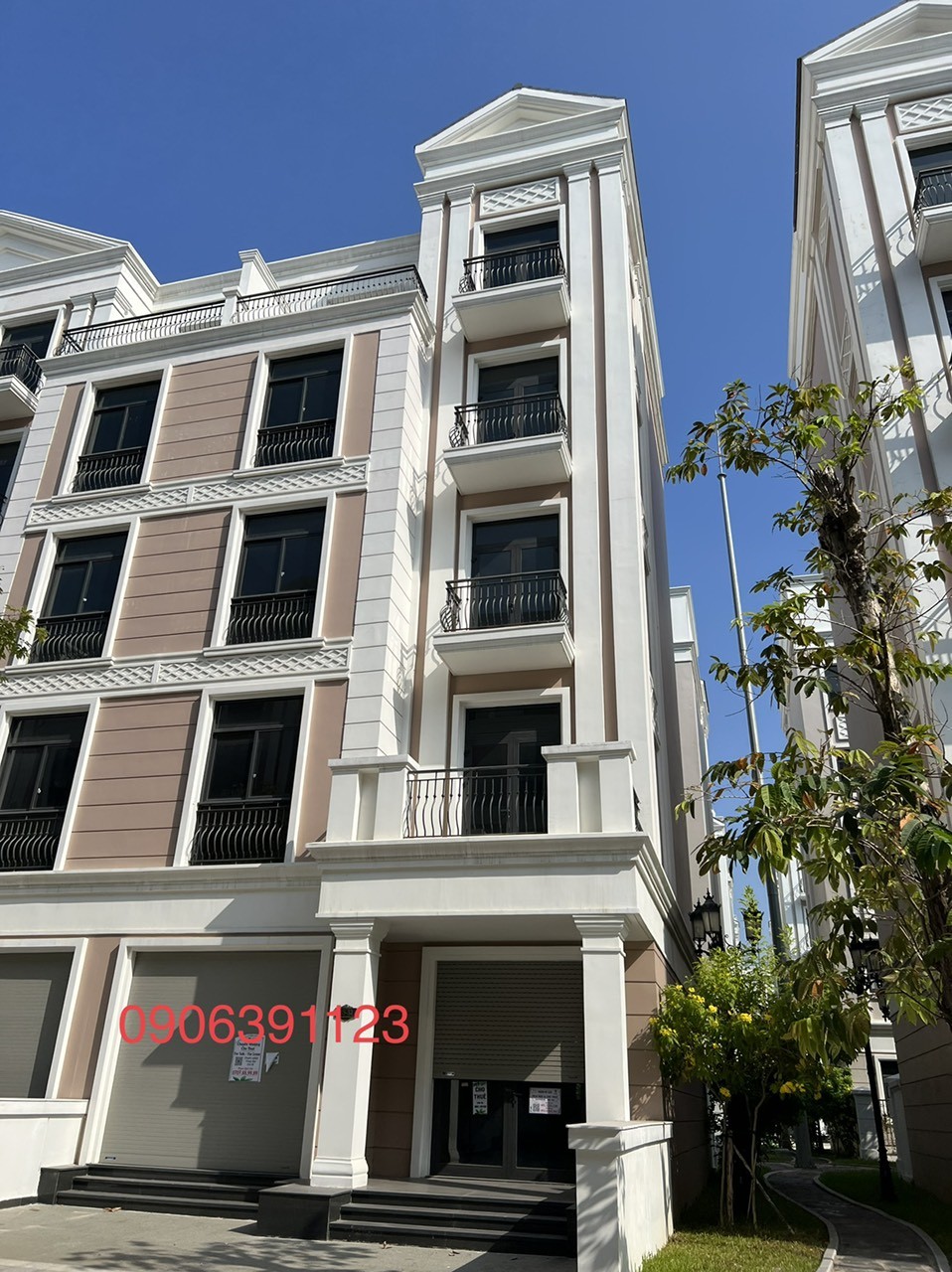 Cho thuê biệt thự Song lập 1 trệt 4 lầu, 498m2 sàn, 50tr/ th, 7x22(144m2), nhà thô, VP, kinh doanh
