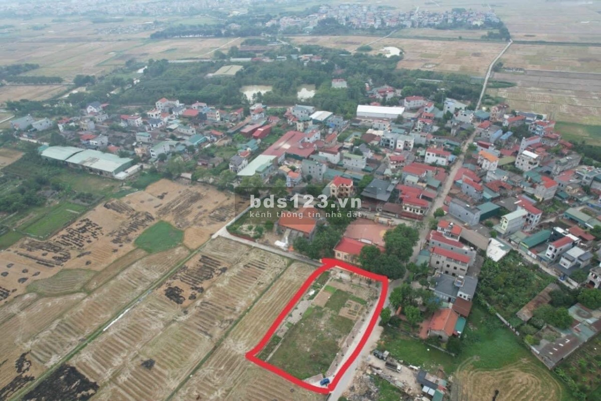 Bán đất giá rẻ đấu giá Hà Lâm 2, Thuỵ Lâm Đông Anh Hà Nội ( Diện tích 109m )