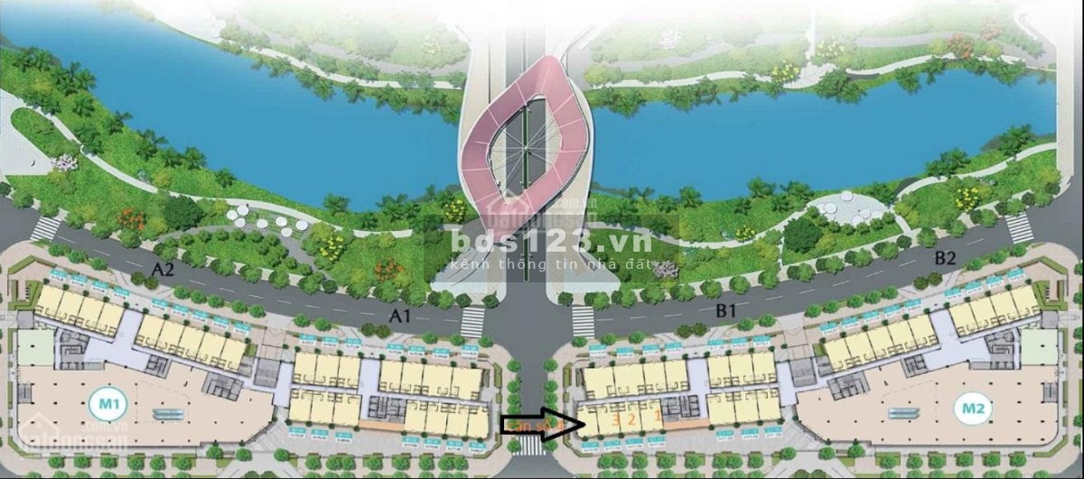 Chính chủ cho thuê shophouse Sala giá chỉ 75 triệu/tháng