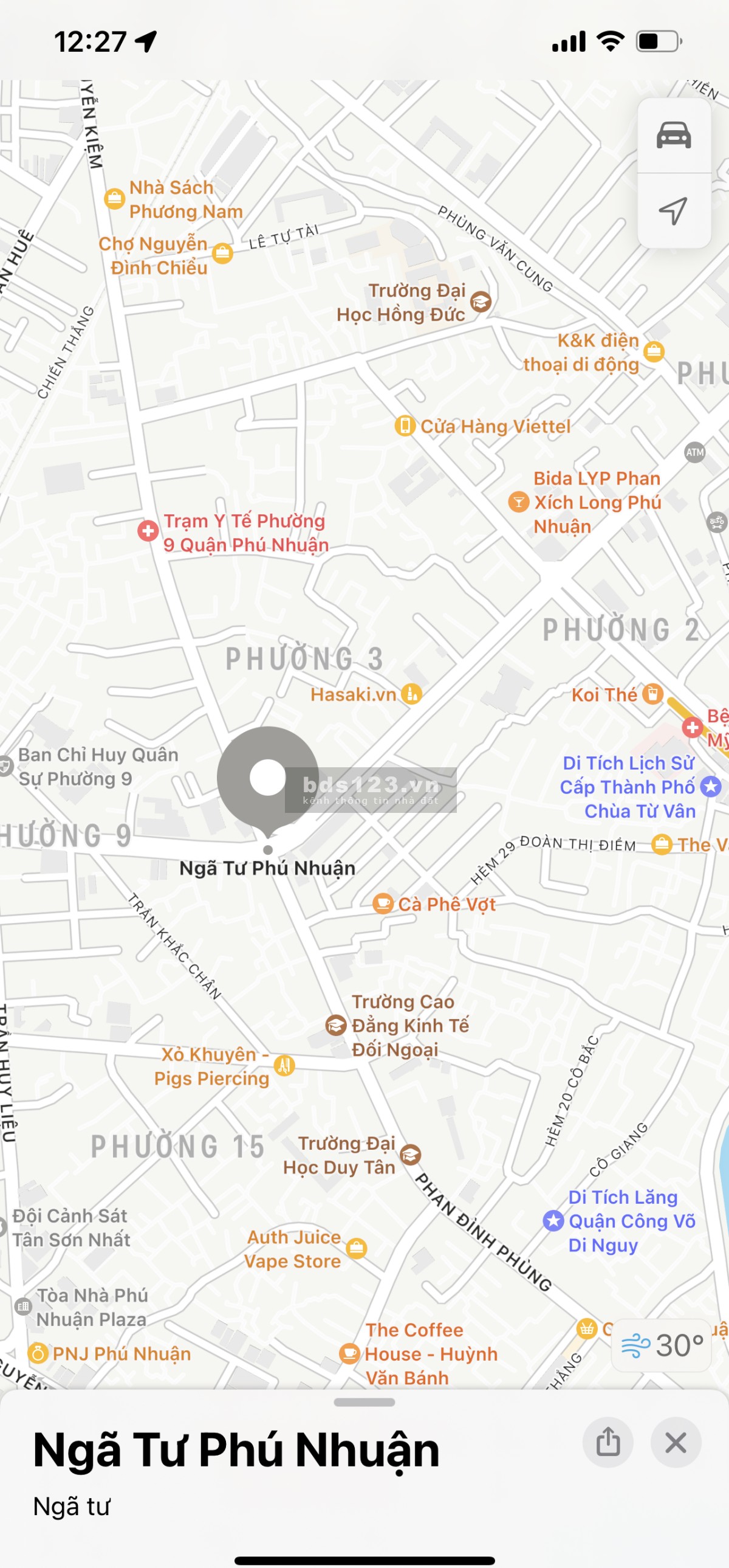 Bao đầu tư - Phan xích Long - Phường 1, Phú Nhuận nhỉnh 2 tỷ