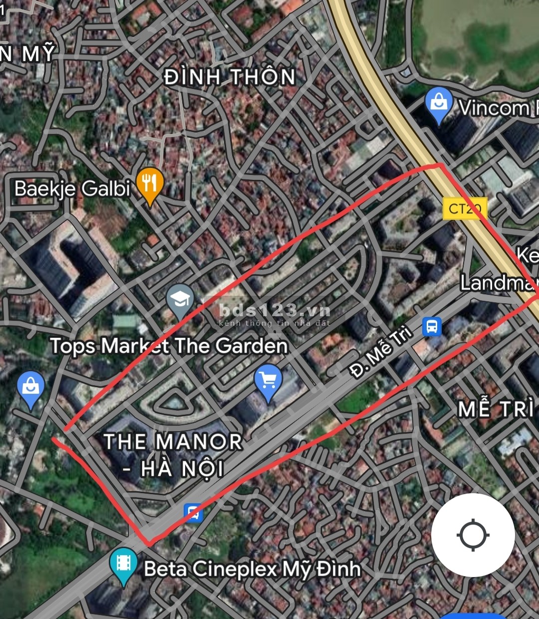 Bán căn Shophouse TT3 KĐT Mỹ Đình Sông Đà (Sudico) - Mỹ Đình 1, Nam Từ Liêm, Hà Nội