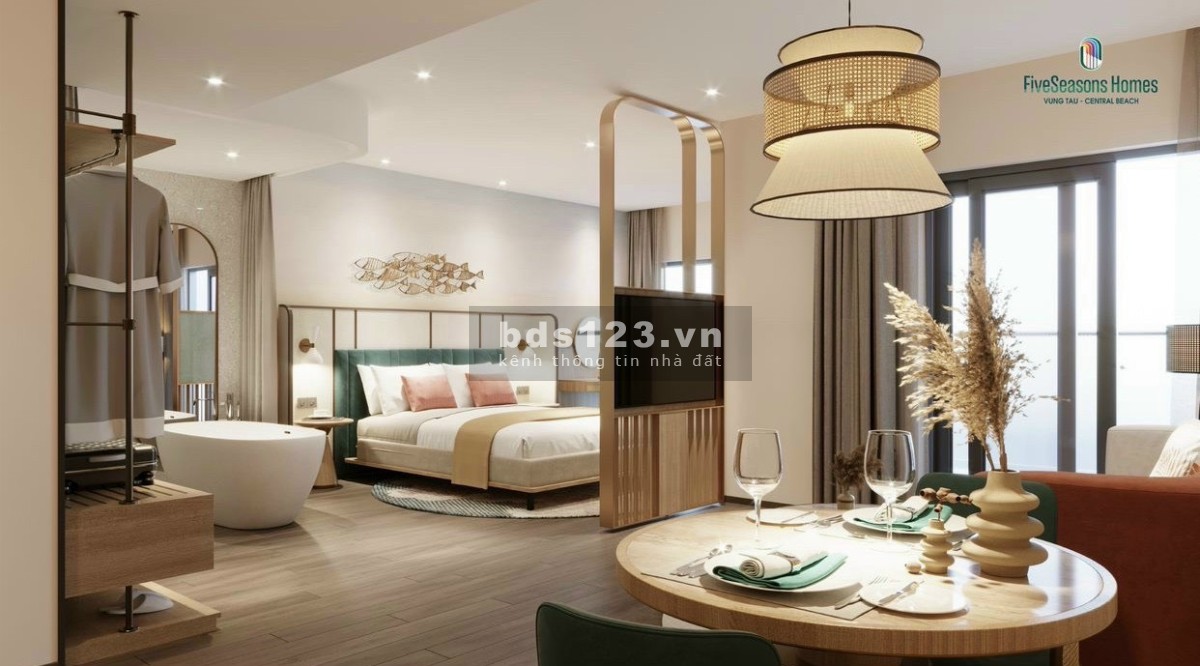 Bán căn hộ ngay bãi sau Vũng Tàu, bàn giao full nội thất. Giá chỉ từ 1,8 tỷ. Liên hệ: 0933979956