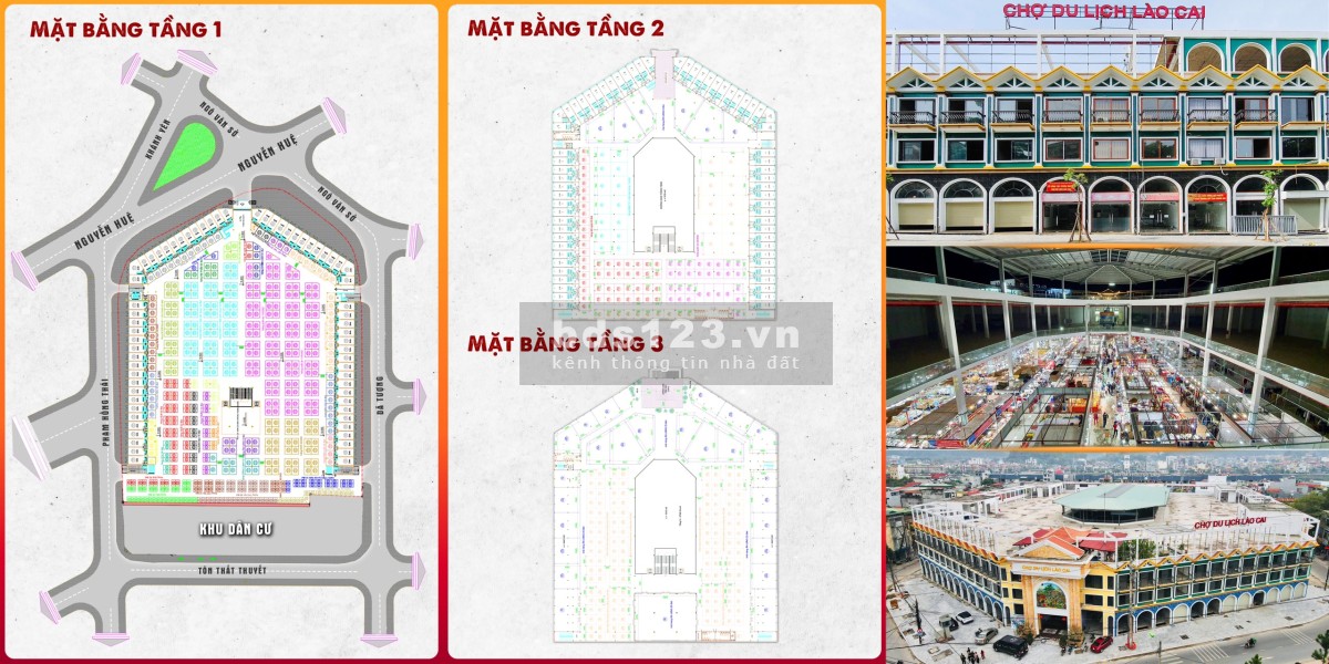 Gian hàng chợ du lịch Lào Cai, đã sở hữu 63 năm, hoạt động 24/7, giá chỉ 1xx triệu/kiot