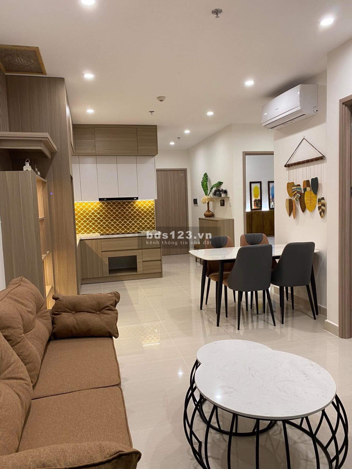 Cho thuê căn hộ 2PN2WC 64m2 giá 6tr (CĐT) 7tr (Full nội thất) tại Vinhomes Ocean Park, Gia Lâm