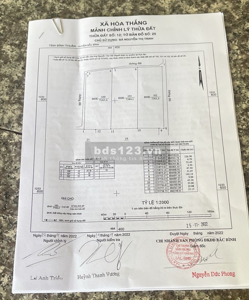 Sổ đẹp giáp 3 mặt tiền đường liền kề Liên Huyện, gần kề khu du lịch Bàu Trắng, cao tốc Phan Thiết
