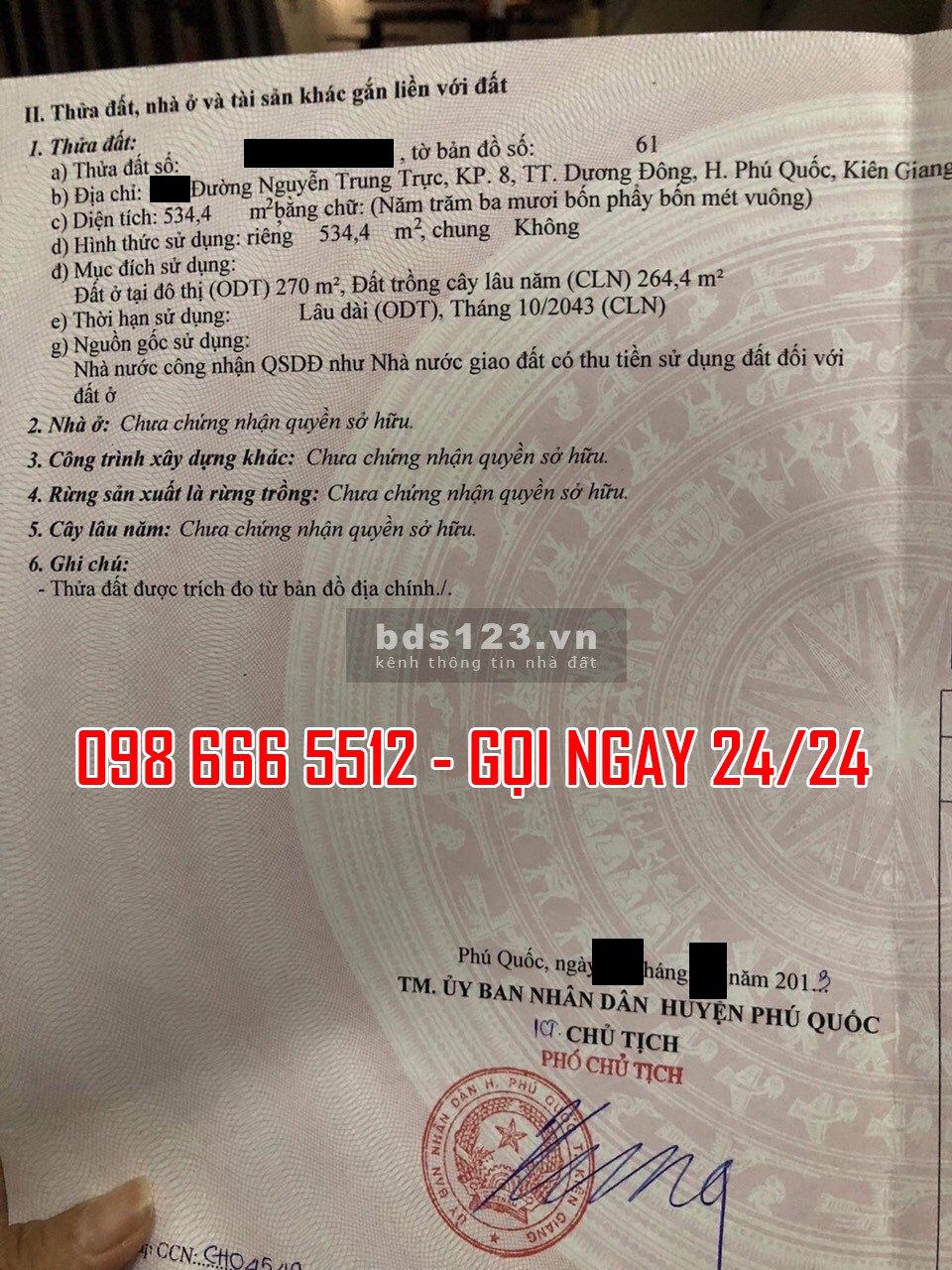 Bán nhà mặt tiền đường lớn Nguyễn Trung Trực, TT Dương Đông, Phú Quốc