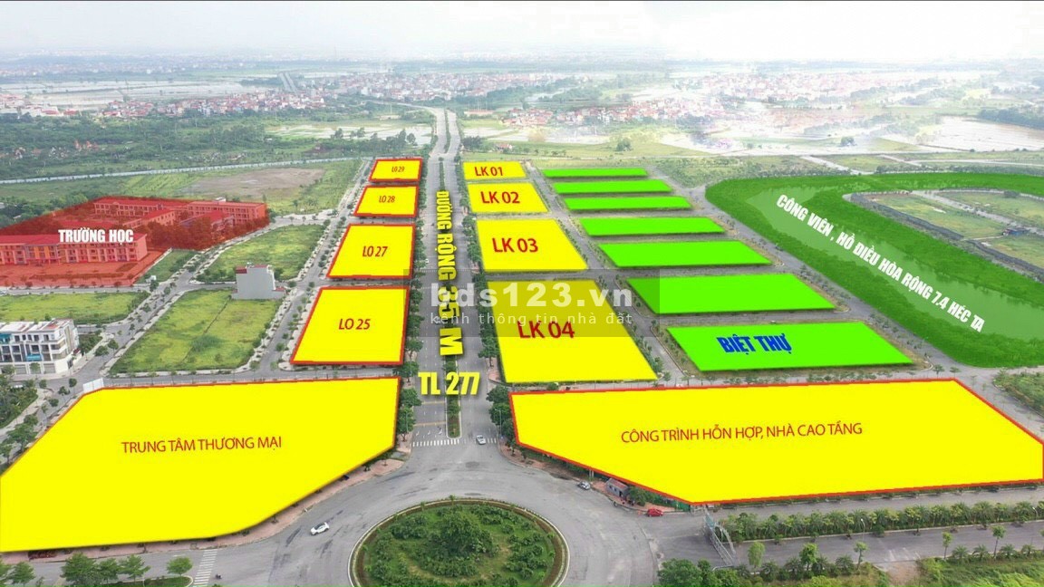 Giá tốt nhất thị trường bán gấp lô đất KĐT Vườn Sen Đồng Kỵ, Từ Sơn