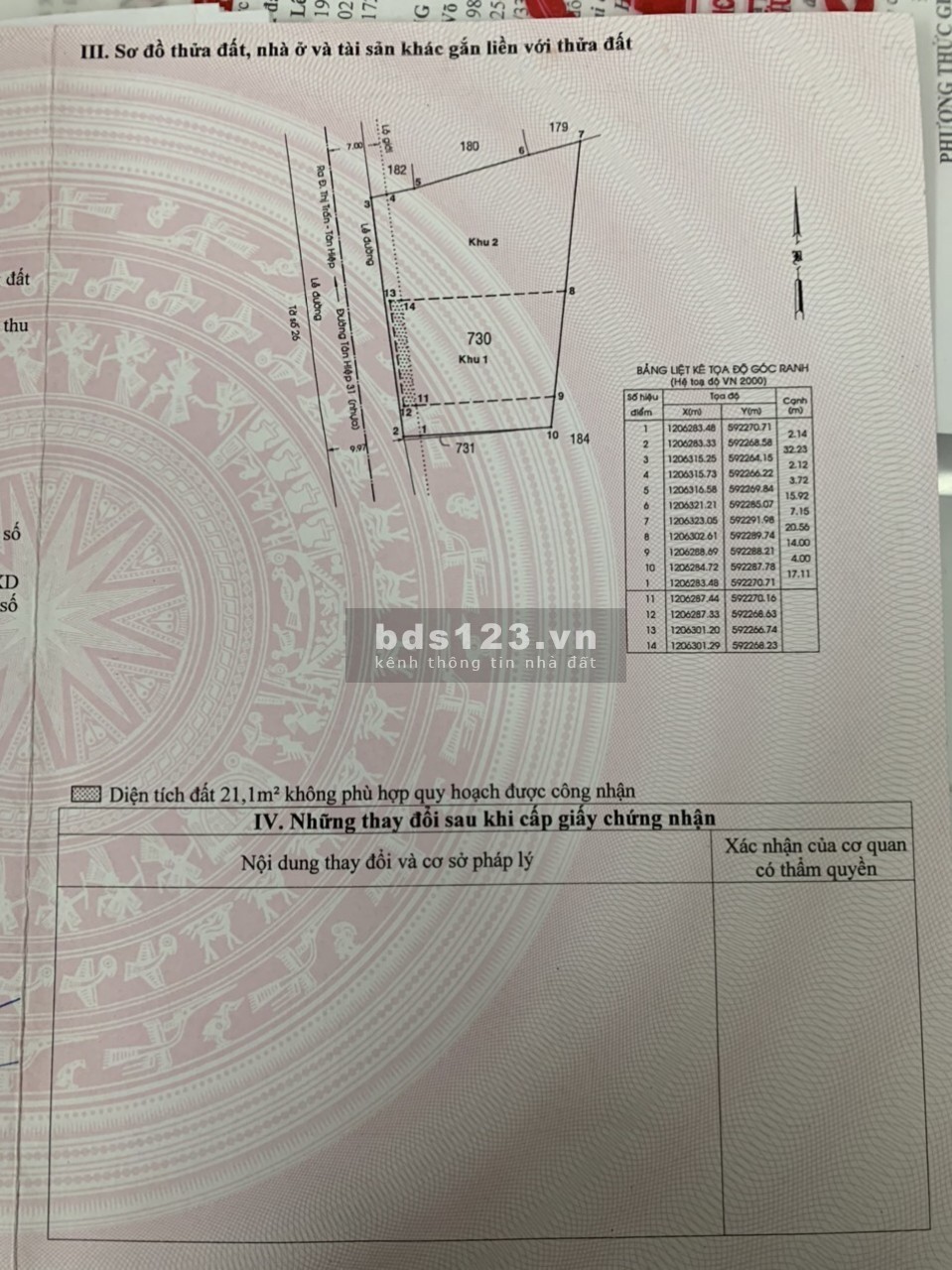 Bán đất biệt thự mặt tiền Tân Hiệp 31, diện tích 825m2,…