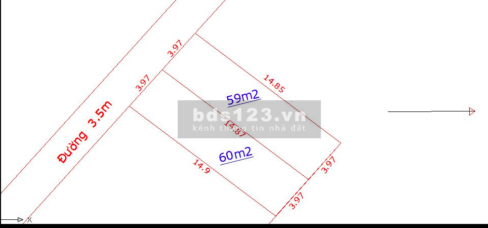 Bán đất giá rẻ 60m Thuỵ Lâm, Đông Anh Hà Nội cạnh nhiều dự án mở, cơ hội sinh lời cao