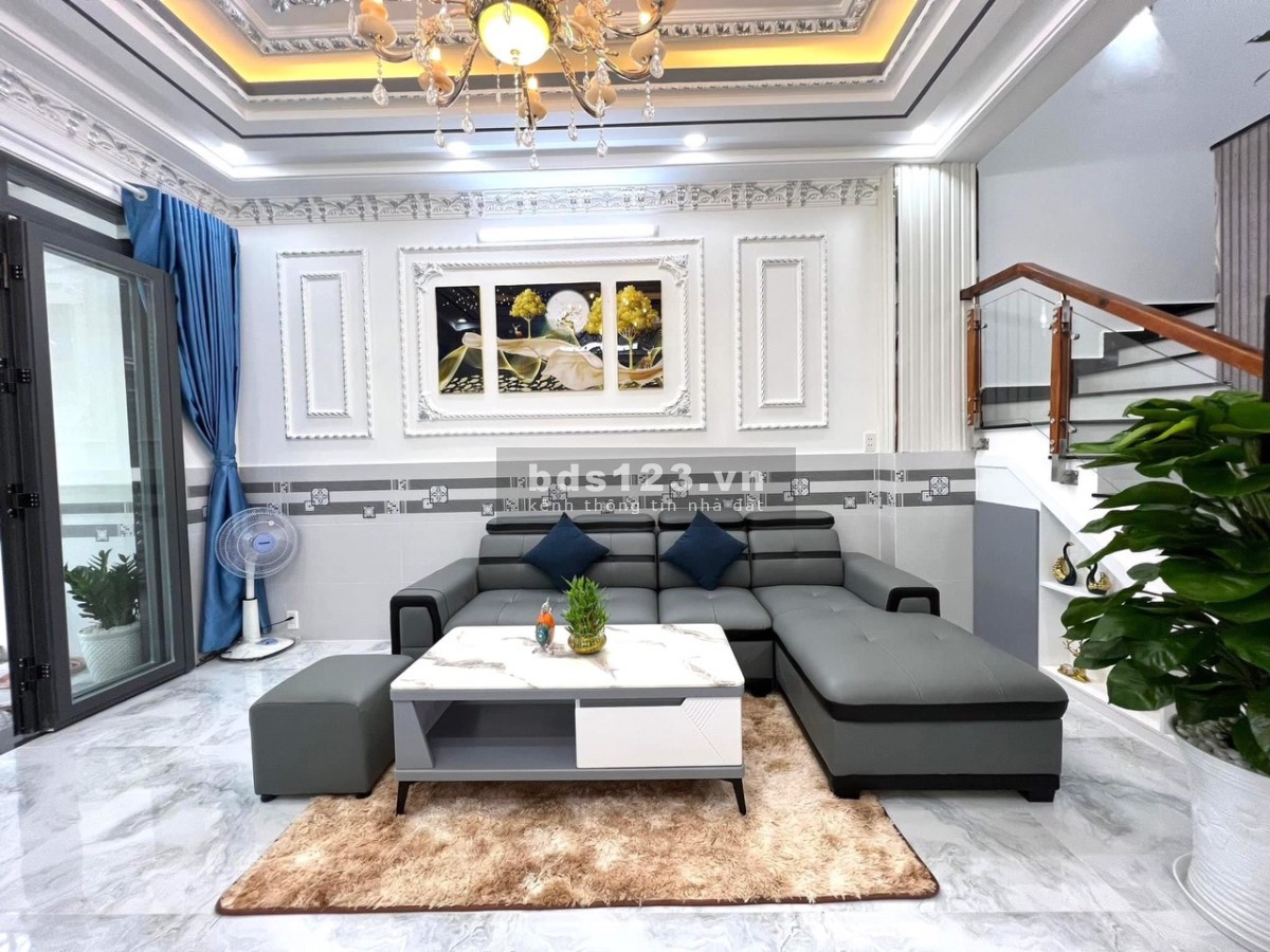 Nhà Mới 4x14m, 1 lầu 2PN 1886 Huỳnh Tấn Phát 4,2 Tỷ