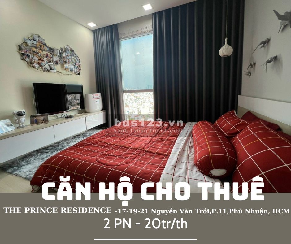 Chỉ 20tr/th-căn hộ 2PN, full NT, cho thuê tại The Prince Residence, Phú Nhuận