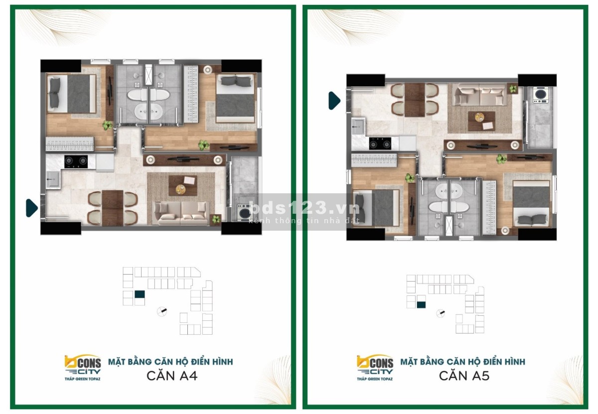 Căn hộ Bcons 2PN cạnh làng ĐHQG Tp. Thủ Đức giá gốc CĐT. Thanh toán 550TR Nhận Nhà