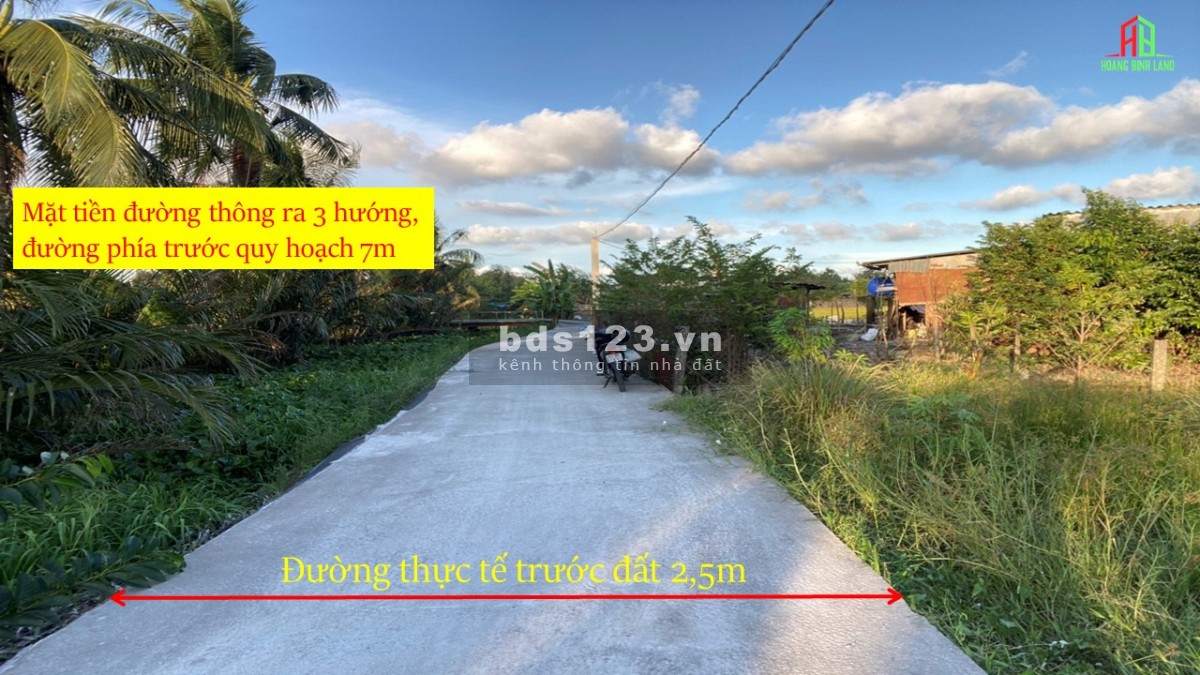 Chỉ 600tr sở hữu ngay lô đất vàng tại Trung tâm huyện Tân Trụ, Long An