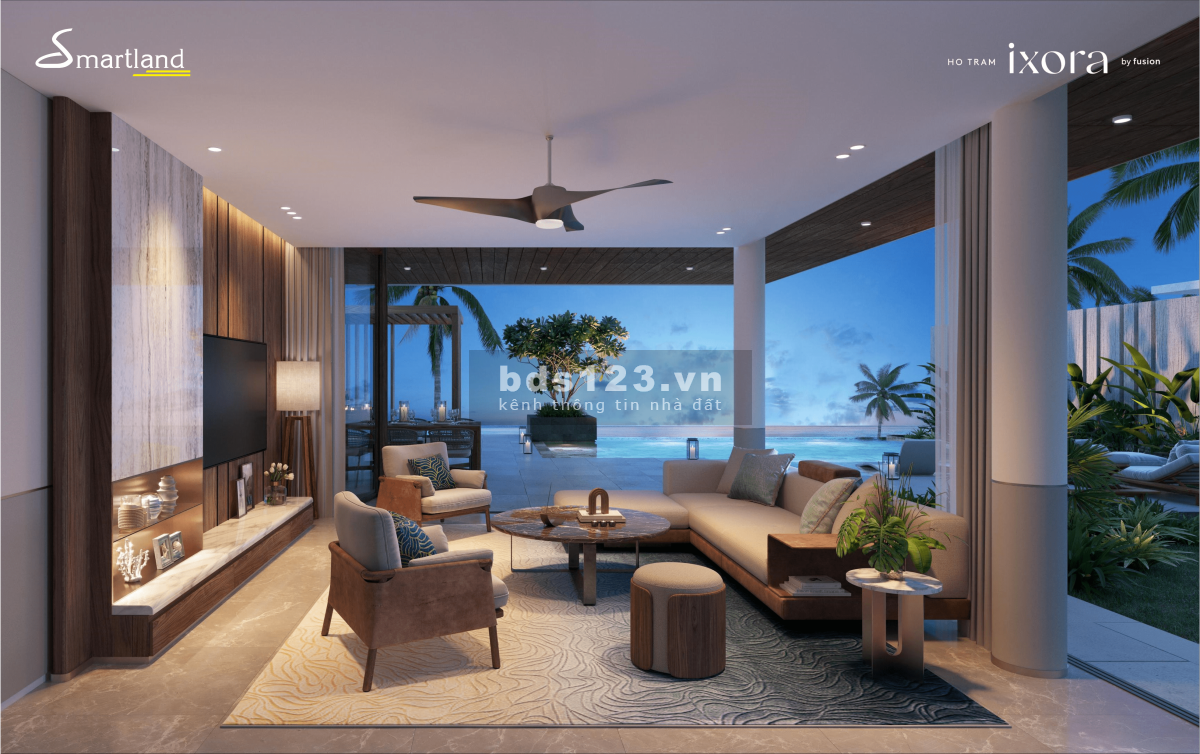 Bán biệt thự dự án Beach Villa Ixora Hồ Tràm view biển, lịch thanh toán trong vòng 2,5 năm