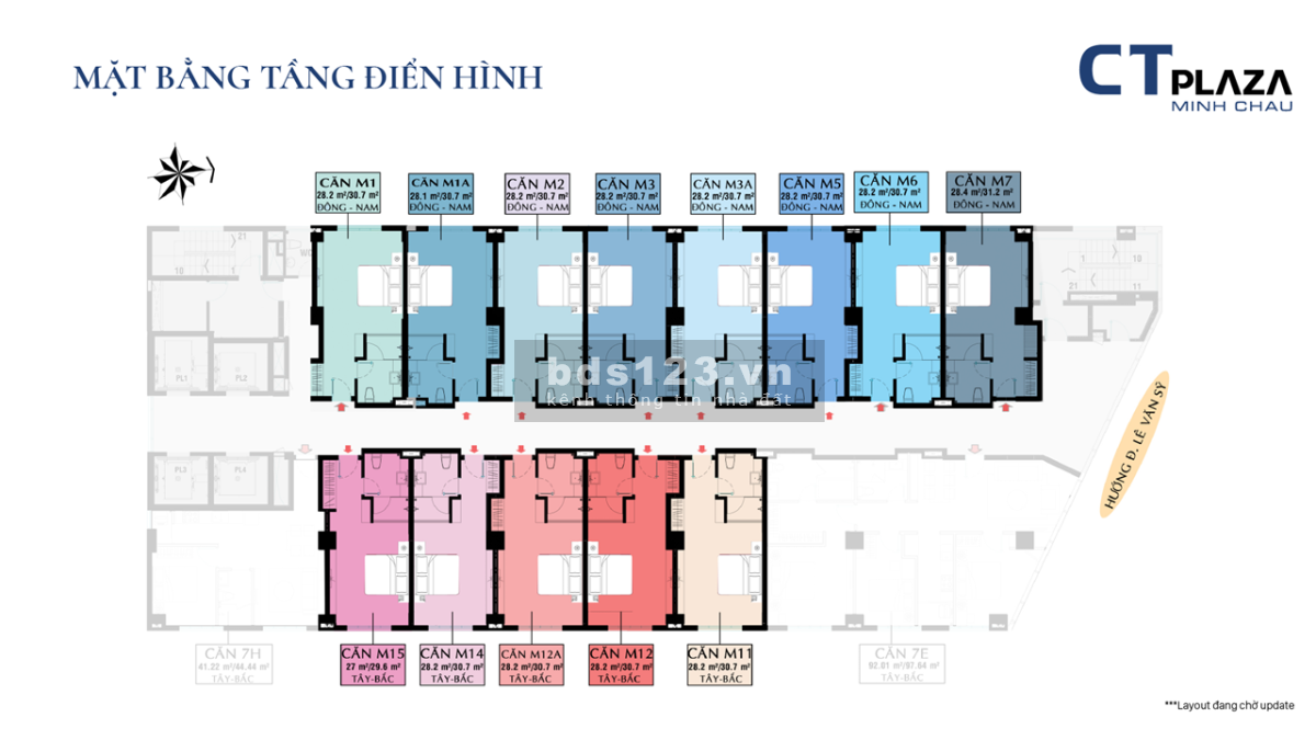 Studio hạng sang CT Plaza Minh Châu từ 28m2 mặt tiền trung tâm Q.3, ở ngay quý II/2023 chỉ 1,6 tỷ