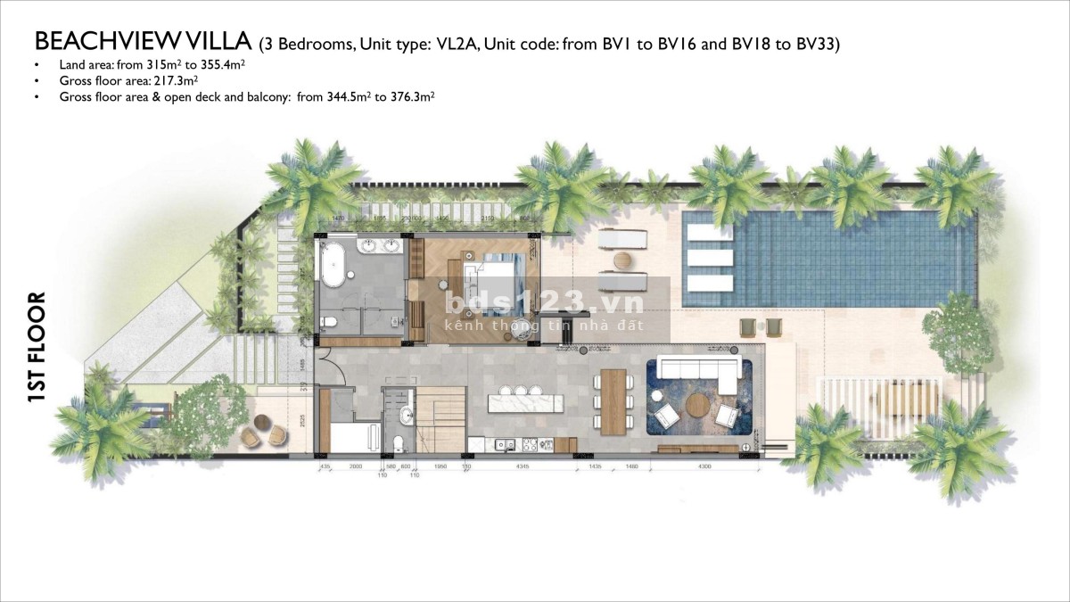 Bán biệt thự Beach villa 3PN Ixora Ho Tram giá chỉ 22 tỷ (full nội thất) thanh toán giãn