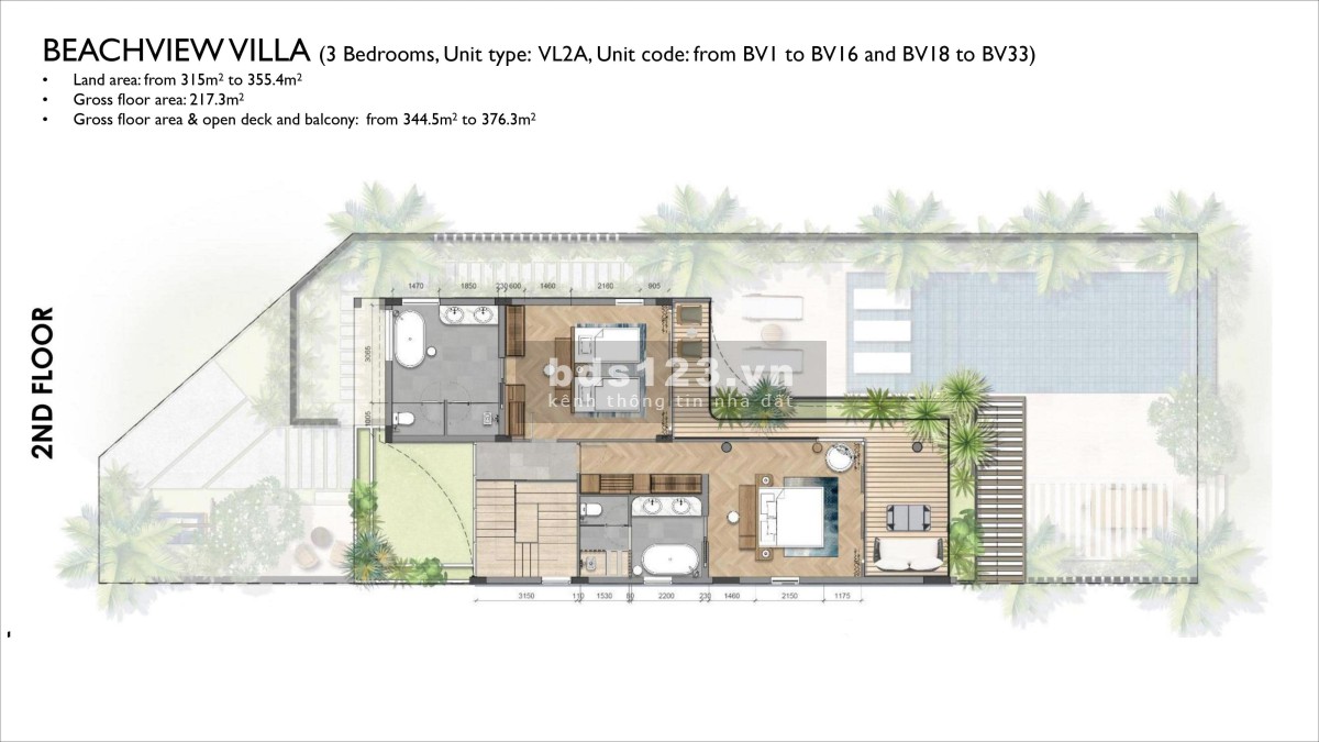 Bán biệt thự Beach villa 3PN Ixora Ho Tram giá chỉ 22 tỷ (full nội thất) thanh toán giãn