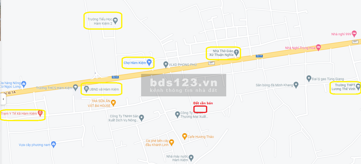 Chính chủ cần bán đất thổ cư giá rẻ ở xã Hàm Kiệm, Hàm Thuận Nam, Bình Thuận