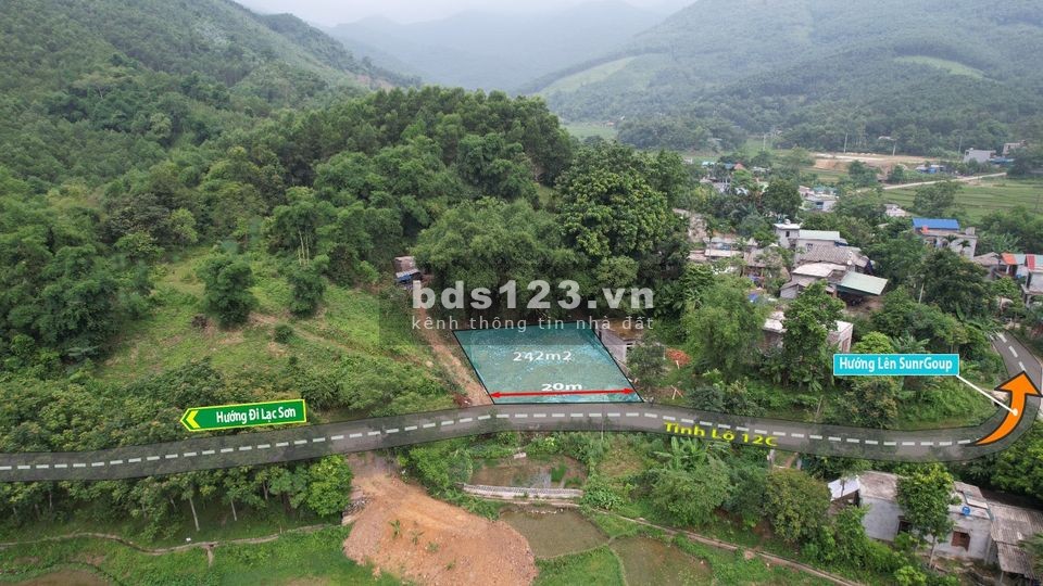 Em có một lô đất gần Sungroup Kim Bôi full thổ cư, giá tốt
