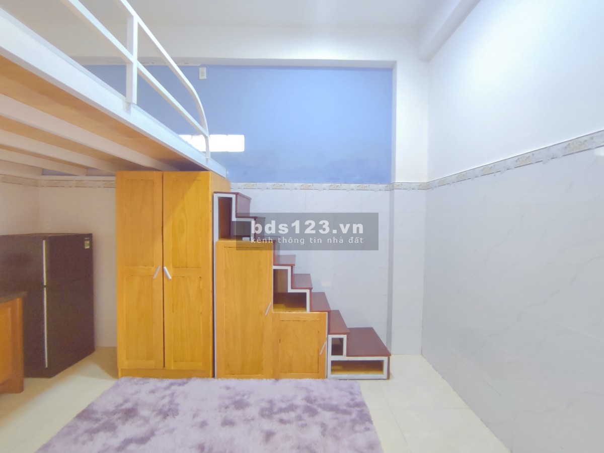 Phòng có gác full tiện nghi ở Âu Cơ Tân Phú khu an ninh, yên tĩnh