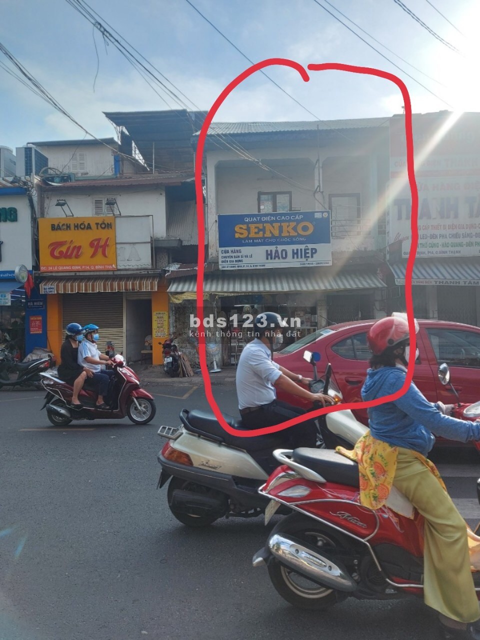 Bán nhà mặt tiền 22 Lê Quang Định gần chợ Bà Chiểu
