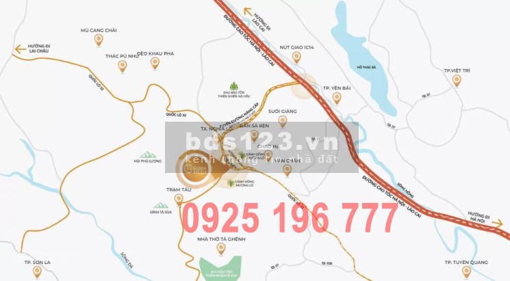 Dự Án đất nền Khu đô thị Golden Field Nghĩa Lộ - Giá đầu tư hấp dẫn năm 2023 (Sổ đỏ vĩnh viễn)