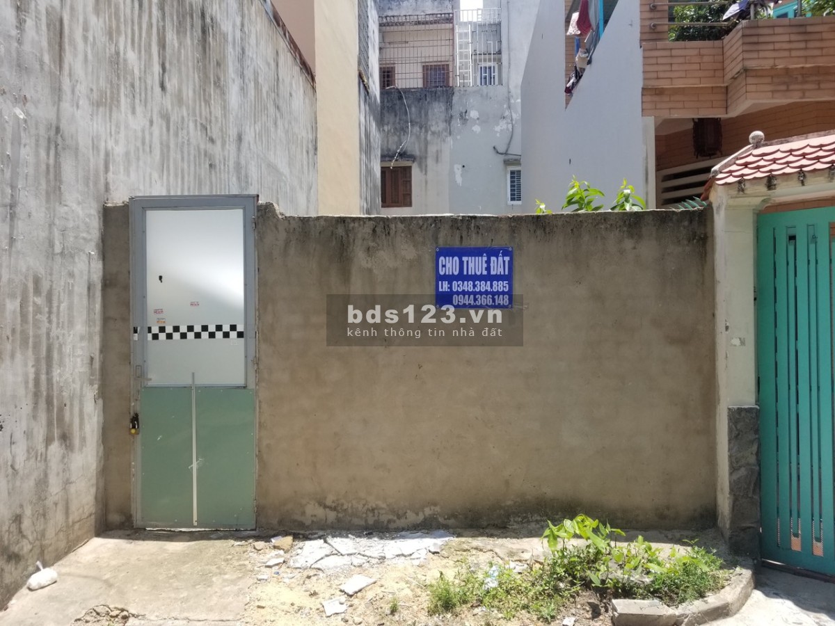 Cho Thuê đất trống Gò Vấp giá rẻ làm nhà xưởng kho bãi hẻm rộng xe hơi vào được