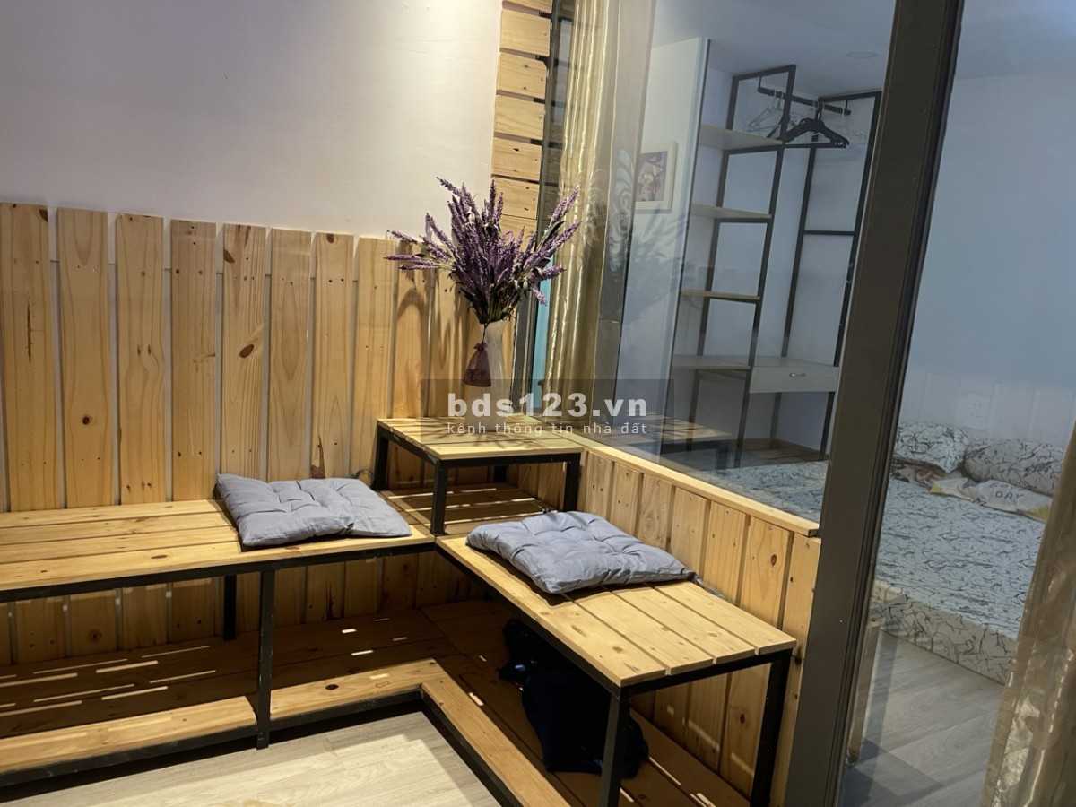 Cho thuê phòng trọ studio Full nội thất, ban công cực CHILL gần sân bay, xác valy vào ở liền