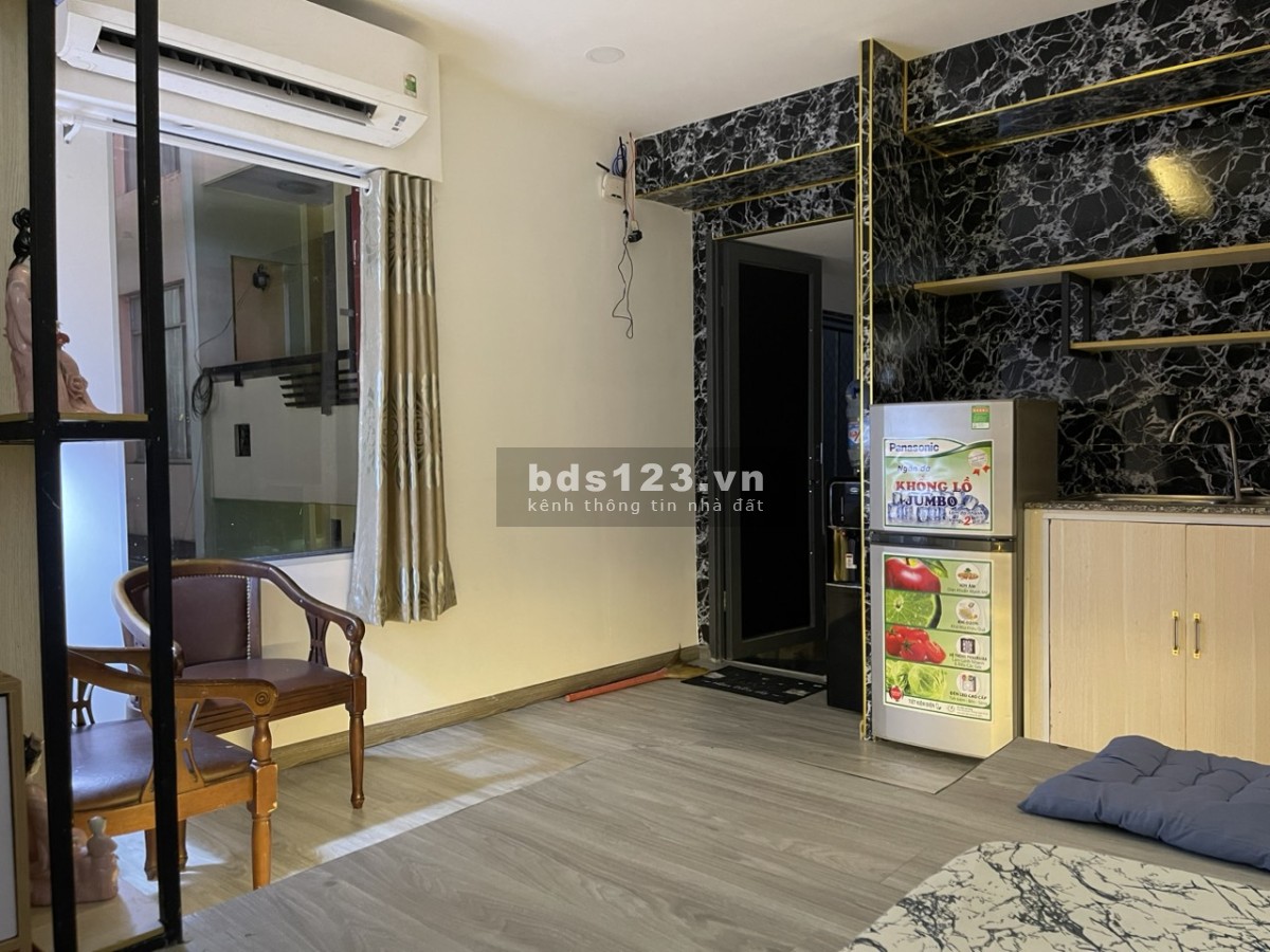 Cho thuê phòng trọ studio Full nội thất, ban công cực CHILL gần sân bay, xác valy vào ở liền