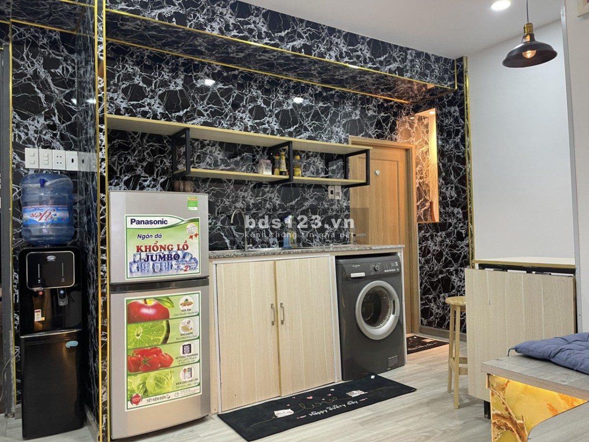 Cho thuê phòng trọ studio Full nội thất, ban công cực CHILL gần sân bay, xác valy vào ở liền