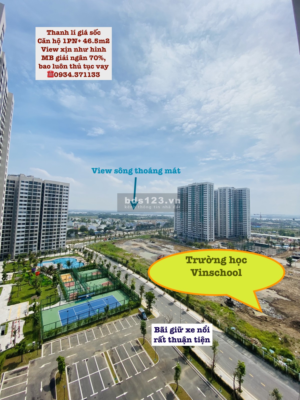 Chính chủ kẹt tiền bán căn hộ 1PN+ Vinhomes Grand Park