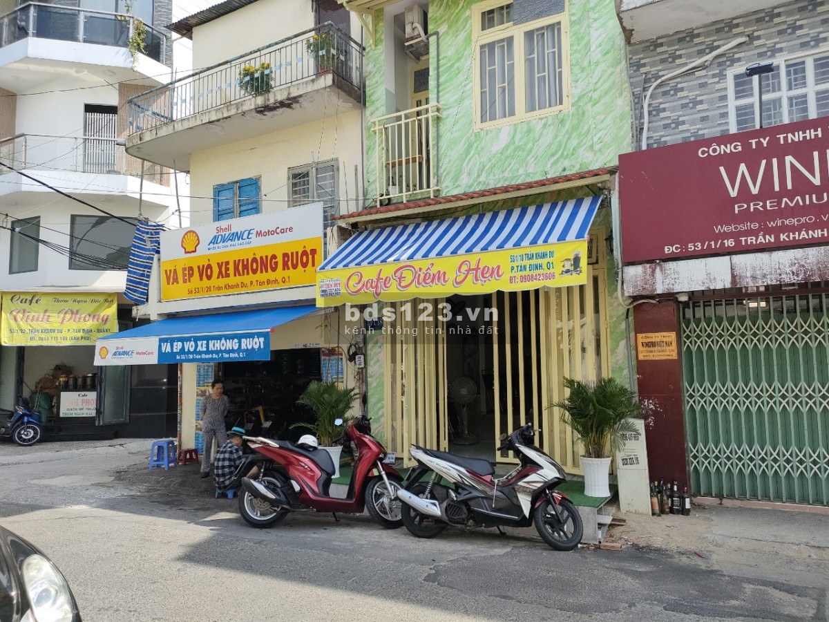 Sang gấp quán cafe đủ đồ dùng hẻm 53 Trần Khánh Dư Q1