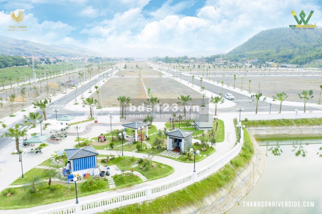 Bán nhanh 300m2 - Đất nền biệt thự KĐTM Thanh sơn Riverside Garden - Phú Thọ - Sổ sẵn sang tên