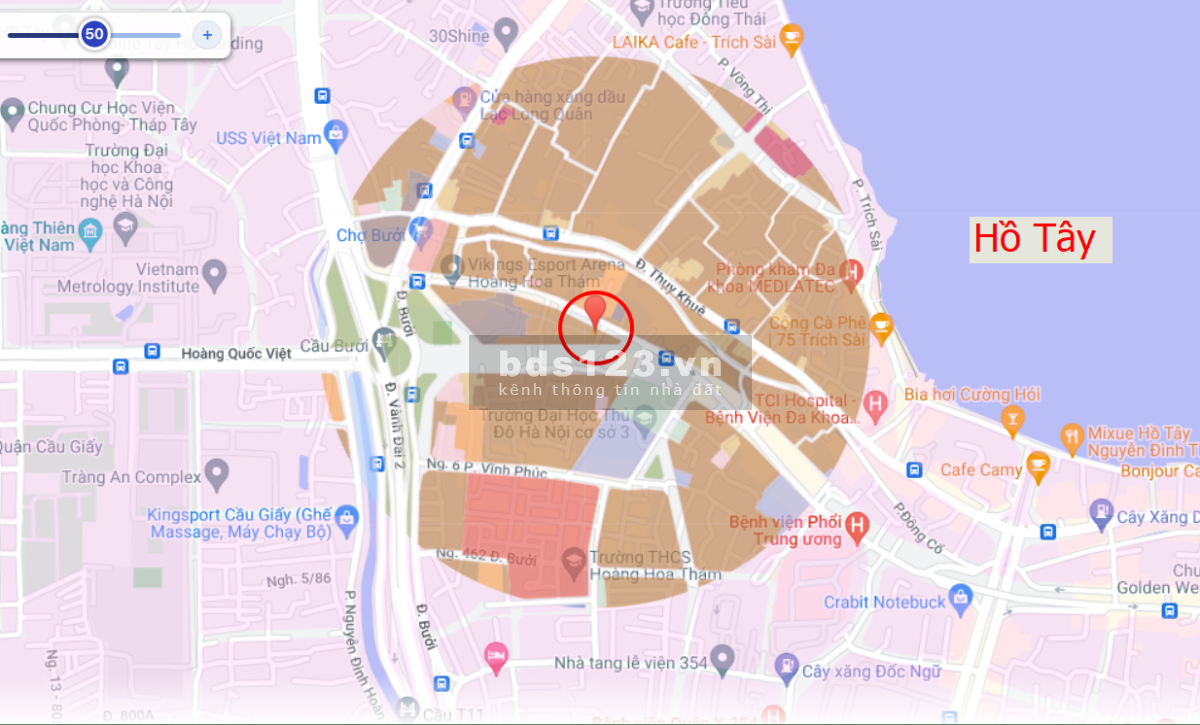 Tôi bán nhà mặt phố Hoàng Hoa Thám - 5 tầng - 58M - 14,6 tỷ - Nở hậu, vuông đẹp