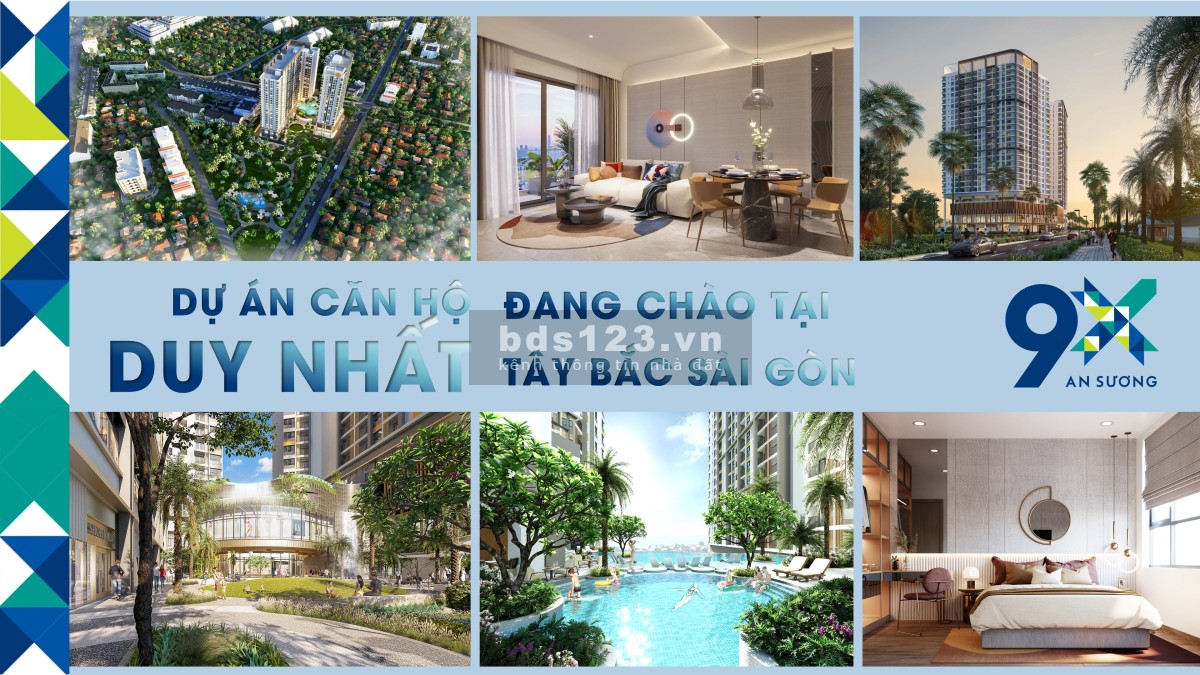 Bán căn hộ TPHCM giai đoạn đầu dự án 9X An Sương - CĐT Hưng Thịnh
