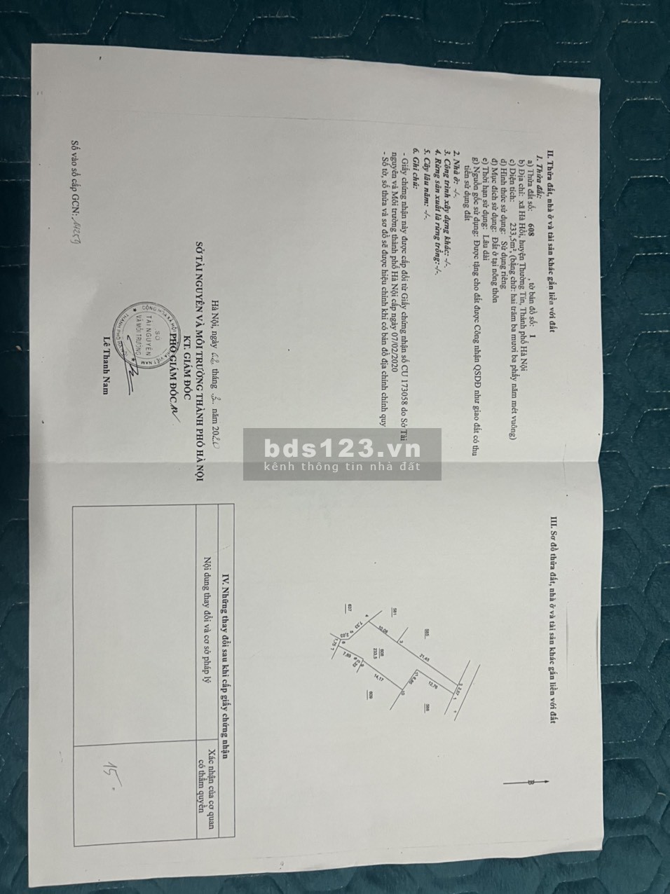 Bán đất khu có nguồn nước sạch, cuộc sống yên tĩnh, không khí trong lành để sinh sống và nghỉ dưỡng