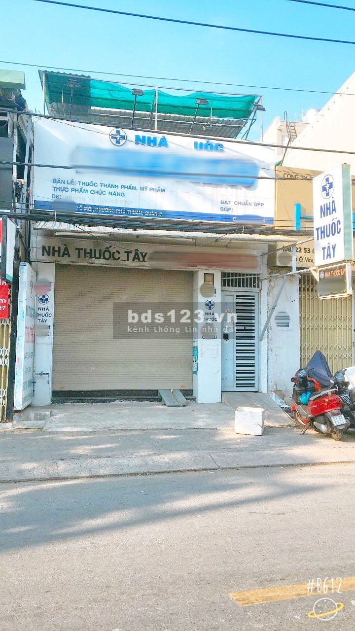 Bán nhà phố 1 lầu Mặt Tiền kinh doanh vị trí đẹp Gò Ô Môi, Phú Thuận, Quận 7