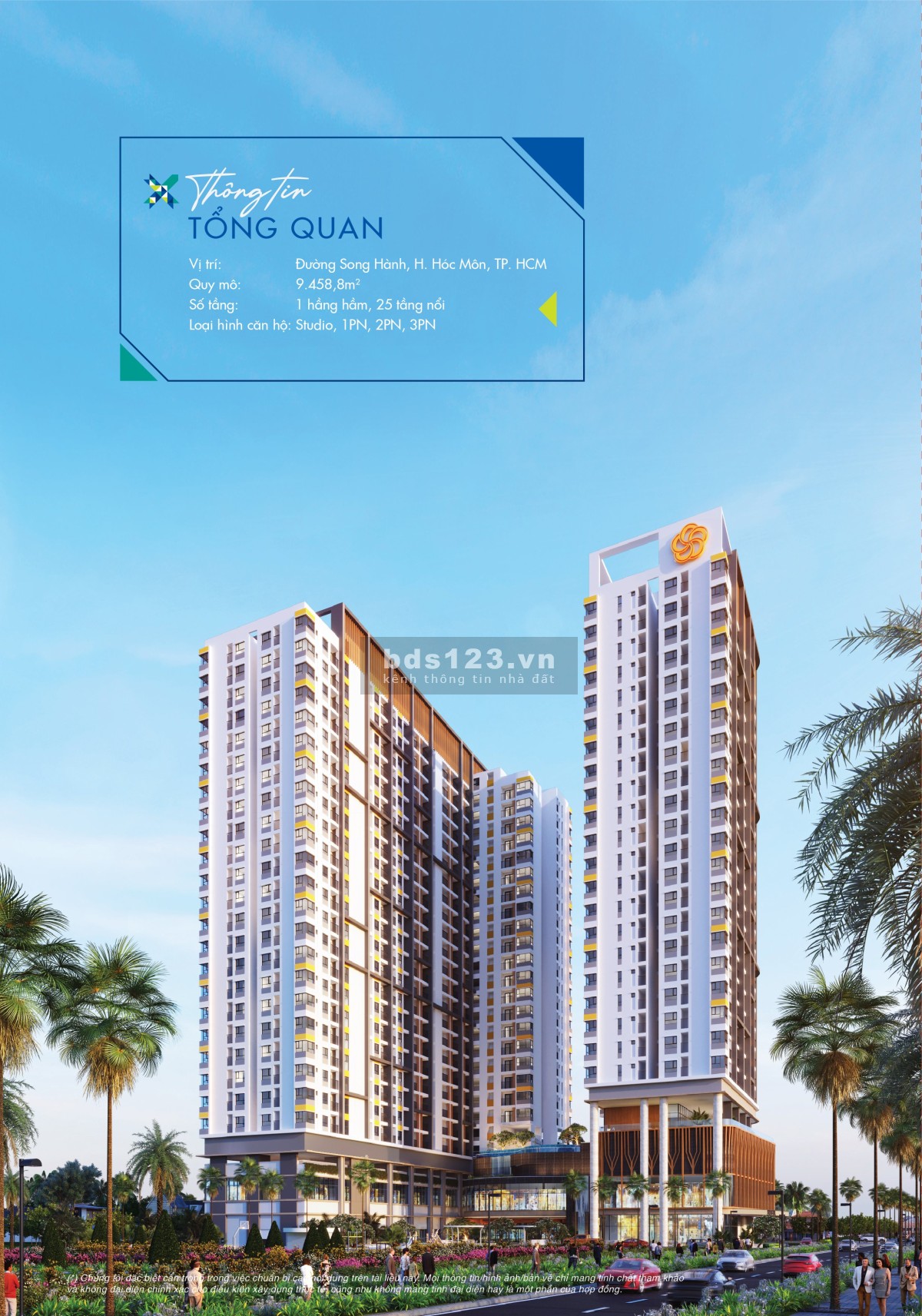 Căn Hộ 25 tầng cao cấp giá tốt Hóc Môn chủ đầu tư Hưng Thịnh 0933820081