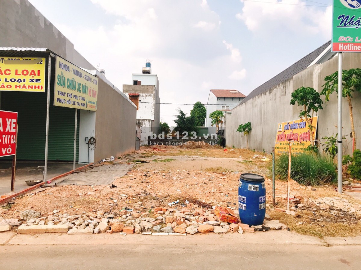 Bán đất Bình Dương, giá từ 820 triệu, sổ hồng, thổ cư, đường 16m thông, dân đông đúc